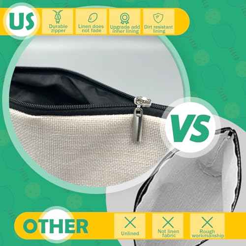 Pickleball Gifts for Women: Colorful Makeup Bag, It's a Good Day to Play Cosmetic Toiletry Bag, Gifts for Pickleball Lovers (Blue)