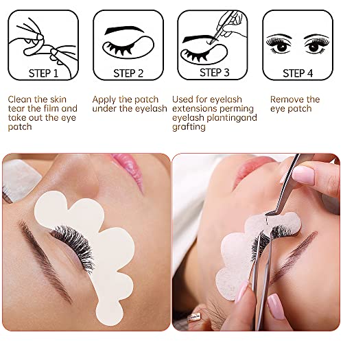 50 Pairs Lint-Free Eye Gel Pads for Lash Extensions
