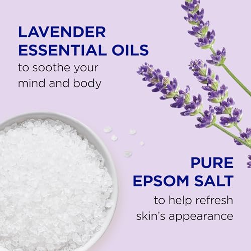 Dr Teal's Lavender Foaming Bath with Epsom Salt, 34 fl oz (Pack of 2)