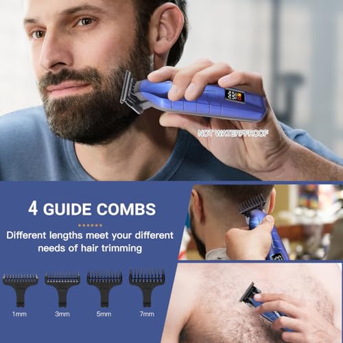 SOLIMPIA Upgraded Head Shavers for Bald Men, Hair Trimmer Kit, Magnetic Electric Razor, Large Battery Capacity, Rechargeable LED Display Beard Trimmer, Waterproof Wet/Dry Head Shaver