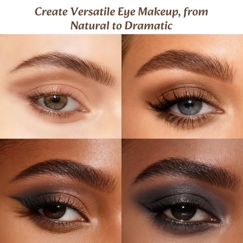 Nude Matte Eyeshadow Palette - 6 Pigmented Brown & Taupe Shades