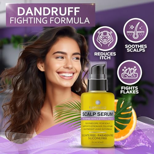 BELLISSO Scalp Serum - Dry & Itchy Dandruff Relief for All Hair Types