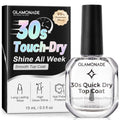 Glamonade Quick Dry Top Coat Nail Polish - Long Lasting No Chip Shine