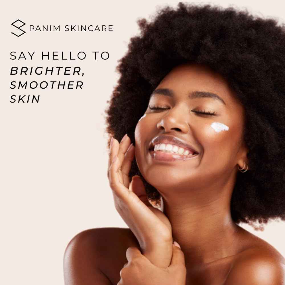 PANIM Brighter Days Collagen Cream for Face – Anti-Aging Face Cream with Marine Collagen, Hyaluronic Acid, Niacinamide. Firms & Brightens, Fades Dark Spots, Wrinkles, Dull Skin 3.4 fl oz