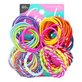 Goody Kids Ouchless Hair Elastics – 60 Count, Tangle-Free Ponytail Holders