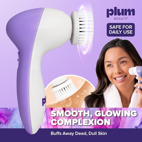 Plum Beauty Electric Face Scrubber Brush Rechargeable