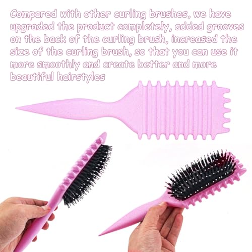 Curly Hair Brush with Soft Bristles | Reduce Pulling