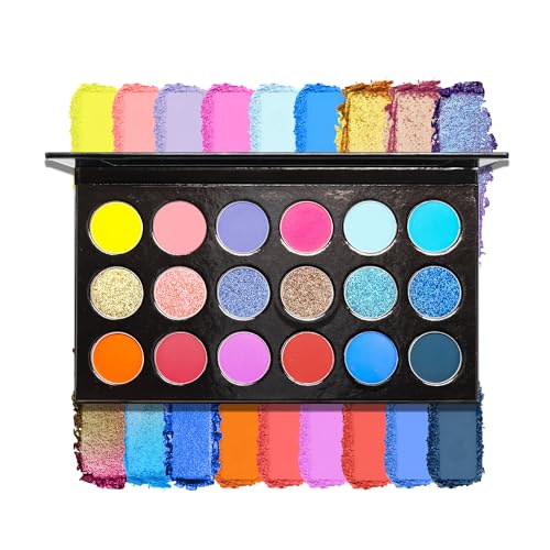 18 Color Eyeshadow Palette - Matte & Duochrome Shades