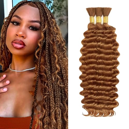 Brazilian Human Hair Braiding Bulk 3 Bundles 20 Inch