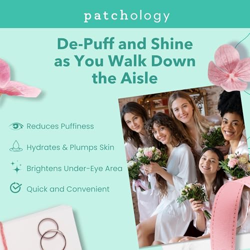 Patchology Under Eye Gel Patches ? Natural Eye Masks for Puffy Eyes, Dark Circles & Eye Bags, Soothing Skincare Treatment for All Skin Types, Beauty & Personal Care Essentials (5 Pairs)