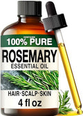 100% Pure Rosemary Essential Oil - 4 Fl Oz for Hair & Skin Care