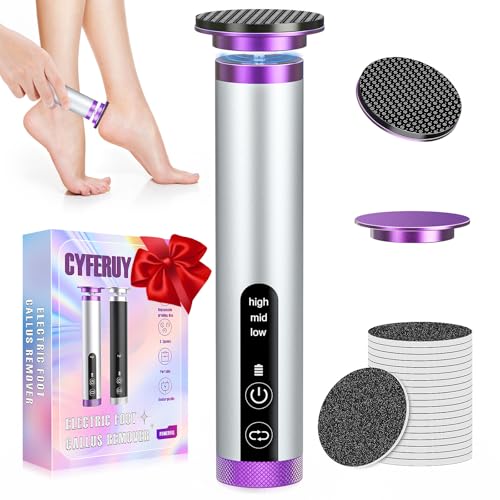 Electric Foot Callus Remover - Rechargeable 3-Speed File