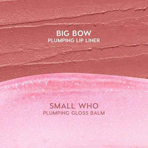 ColourPop x The Grinch Pinky Who Lip Makeup Kit - Limited Edition Lip Liner & Plumping Gloss Balm Hybrid Duo - Visibly Plumps Lips & Delivers Buildable Color (2 Count)