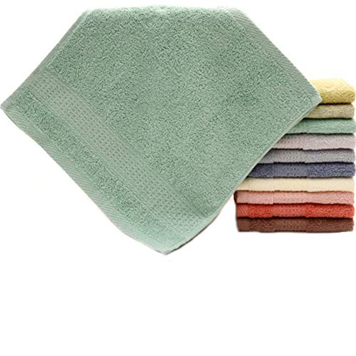 12-Pack Face Towels,Multi-Color Soft Washcloth 35 * 35cm (1)
