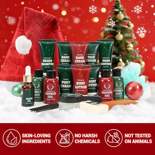 BODY & EARTH 2026 Men’s Advent Calendar with Beard & Skin Care Surprises