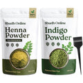 Indigo & Henna Powder Combo for Black Hair Dye - 100% Organic