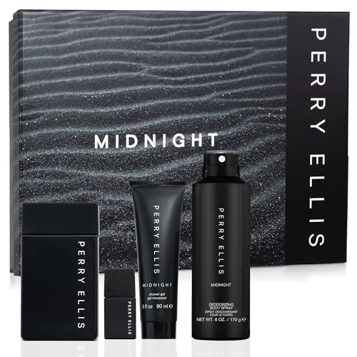 Perry Ellis Midnight 4-Piece Men's Cologne Gift Set