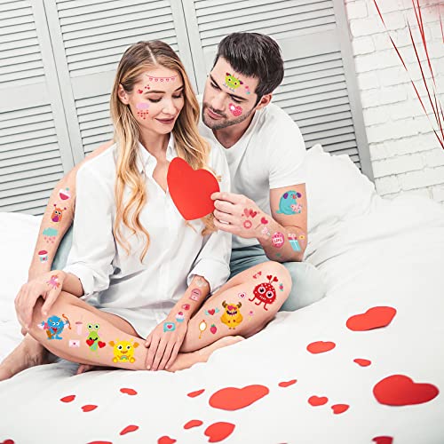 Valentine's Day Temporary Tattoos 120 Sheets 24 Designs