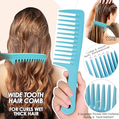 6-Piece Hair Comb Set for Wet Curly Thick Hair