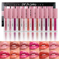 LANGMANNI 12-Piece Lip Gloss Set - Shiny Liquid Lip Glosses