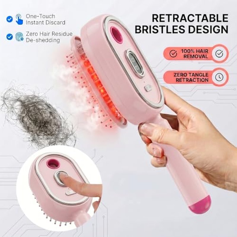 Electric Spray Air Cushion Massage Comb - 5 in 1 Hair Brush