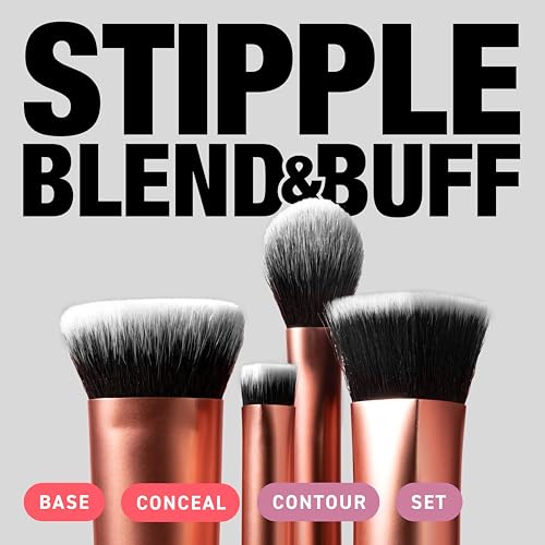 Real Techniques Face Base 4-Piece Makeup Brush Set