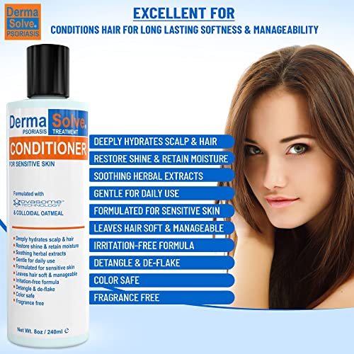 DermaSolve Medicated Shampoo & Conditioner for Psoriasis & Dandruff
