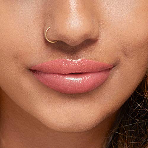 Rimmel Stay Glossy 6HR Lip Gloss, Bare Minimum, 0.18 Fl Oz (Pack of 2)