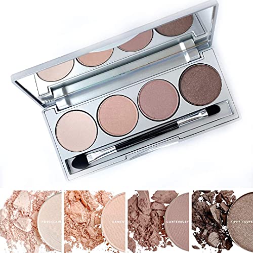 CHADO Monts & Merveilles Face Palette ? Cream | Bronzer, Concealer, Contour, Blush, Setting Powder | Long Lasting | Face and Cheek Sculpting Palette | Refillable | Cruelty Free (Medium to Tan Skin)