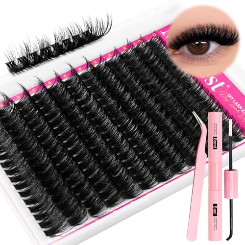 MilyBest Fluffy Lash Clusters Kit - DIY Eyelash Extensions 12-22mm