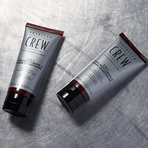 American Crew Skin Moisturizer and Beard Conditioner for Men, 2-in-1, 3.3 Fl Oz