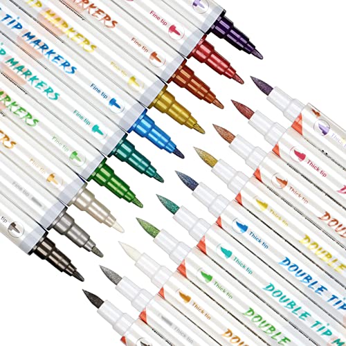 HAWINK Temporary Tattoo Markers & 56 Stencils Kit