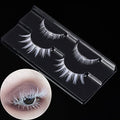 White False Eyelashes 2 Pairs Upper & Lower Lashes