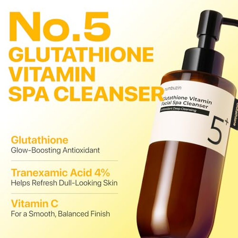 Numbuzin No.5 Cleansing Oil – Glutathione & Vitamin C