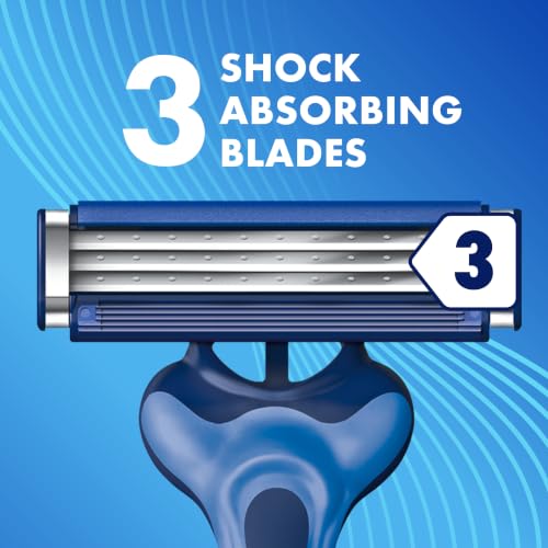Gillette Sensor3 Comfort Disposable Razors for Men - Pack of 8