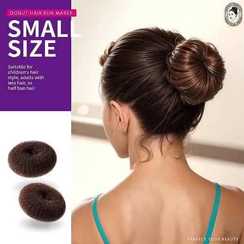 Teenitor Donut Hair Bun Maker Set - 7 Rings with Pins & Bands