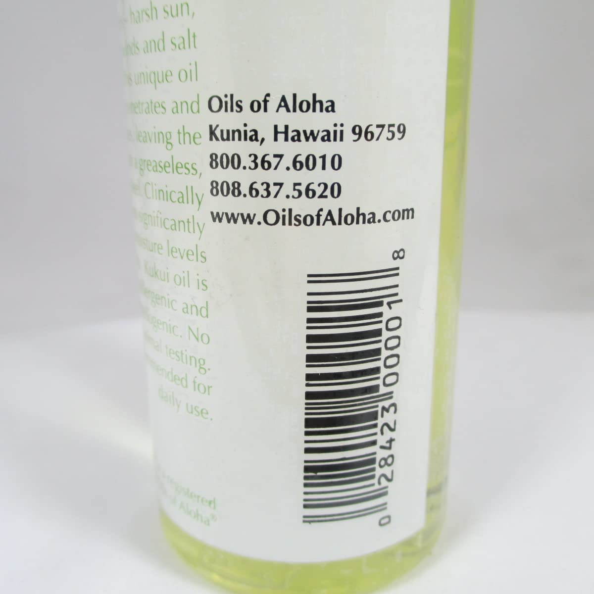 Oils of Aloha Hawaii Kukui Oil No Fragrance 4 Fluid Ounce