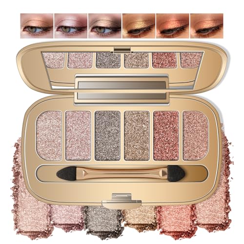 Noerrors Metallic Shimmer Eyeshadow Palette - Liquid Gold Foil