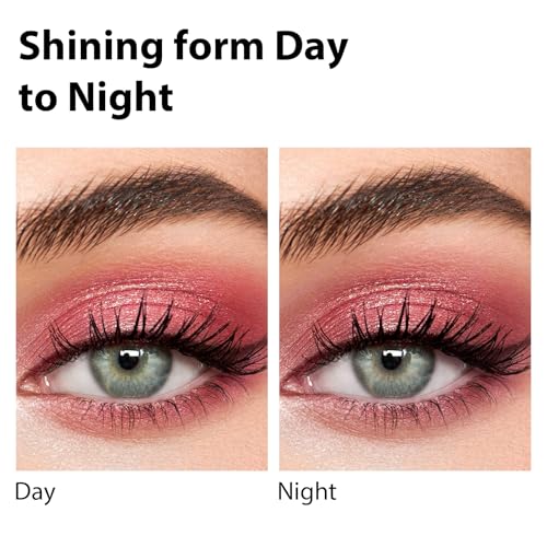 Boobeen 5-Color Eyeshadow Palette - Neutral Brown Matte & Shimmer