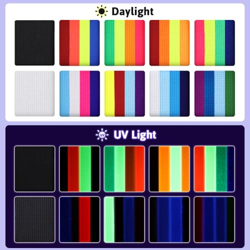 Janolia UV Fluorescent Face Paint Kit - 8 Colors, Water Activated