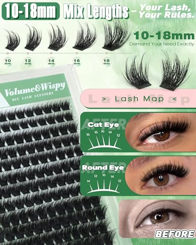 Winifred Wispy D Curl Lash Clusters 10-18mm Faux Mink