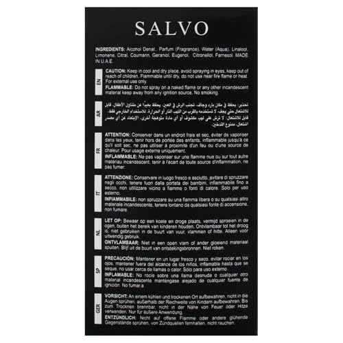 Salvo Intense by Maison Alhambra for Men - 3.4 oz EDP Spray