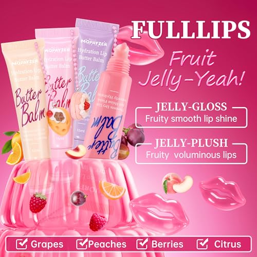 4-Piece High-Shine Lip Gloss Set with Glass Effect