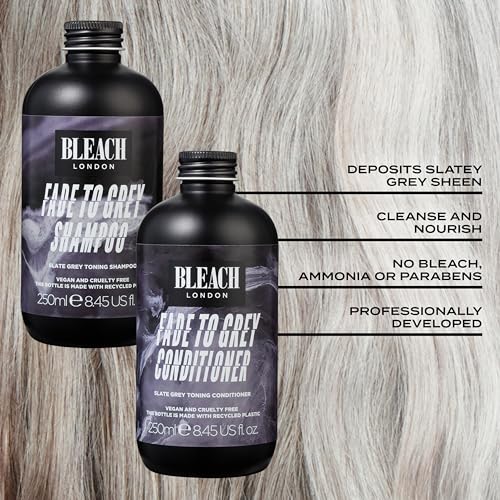 Bleach London Fade to Grey Shampoo & Conditioner Set 2x 8.45oz