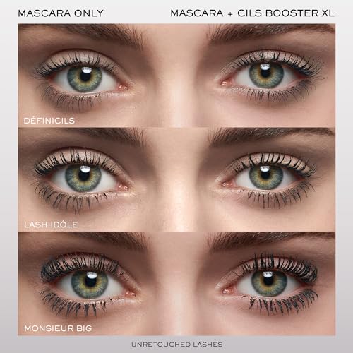 Lanc?me Cils Booster XL Mascara Primer & Lash Id?le Black Mascara Duo - Lash-Lifting & Priming Travel Size Makeup Set - For Lifted, Lengthened & Voluminous Lashes
