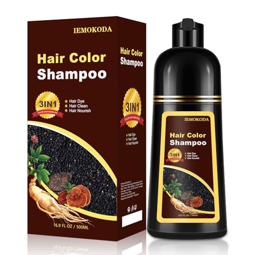 Blonde Brown Hair Dye Shampoo 3-in-1 | Lasting Color & Shine 500ML