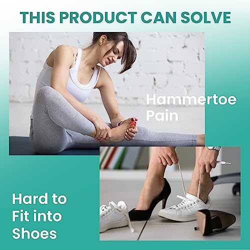Welnove Hammertoe Corrector - 6 Pack Gel Toe Straighteners