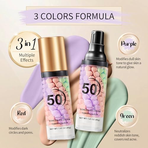 Color Correcting Primer SPF 50 PA+++ Sunscreen - 2pcs
