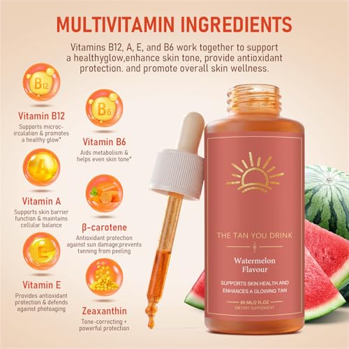 Glow Drops Tanning - Natural Self-Tanning Drops, 2x60ml