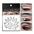 12 Pairs Eyeliner Stencil & Eyeshadow Template Stickers